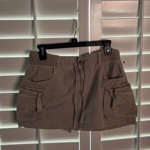 Kaki skort